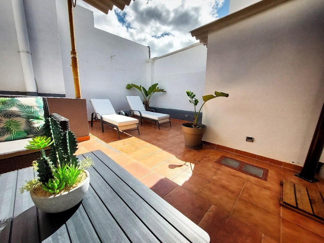 Casa Bimba Agaete Con Terraza Y Ducha Exterior Apartment Bagian luar foto